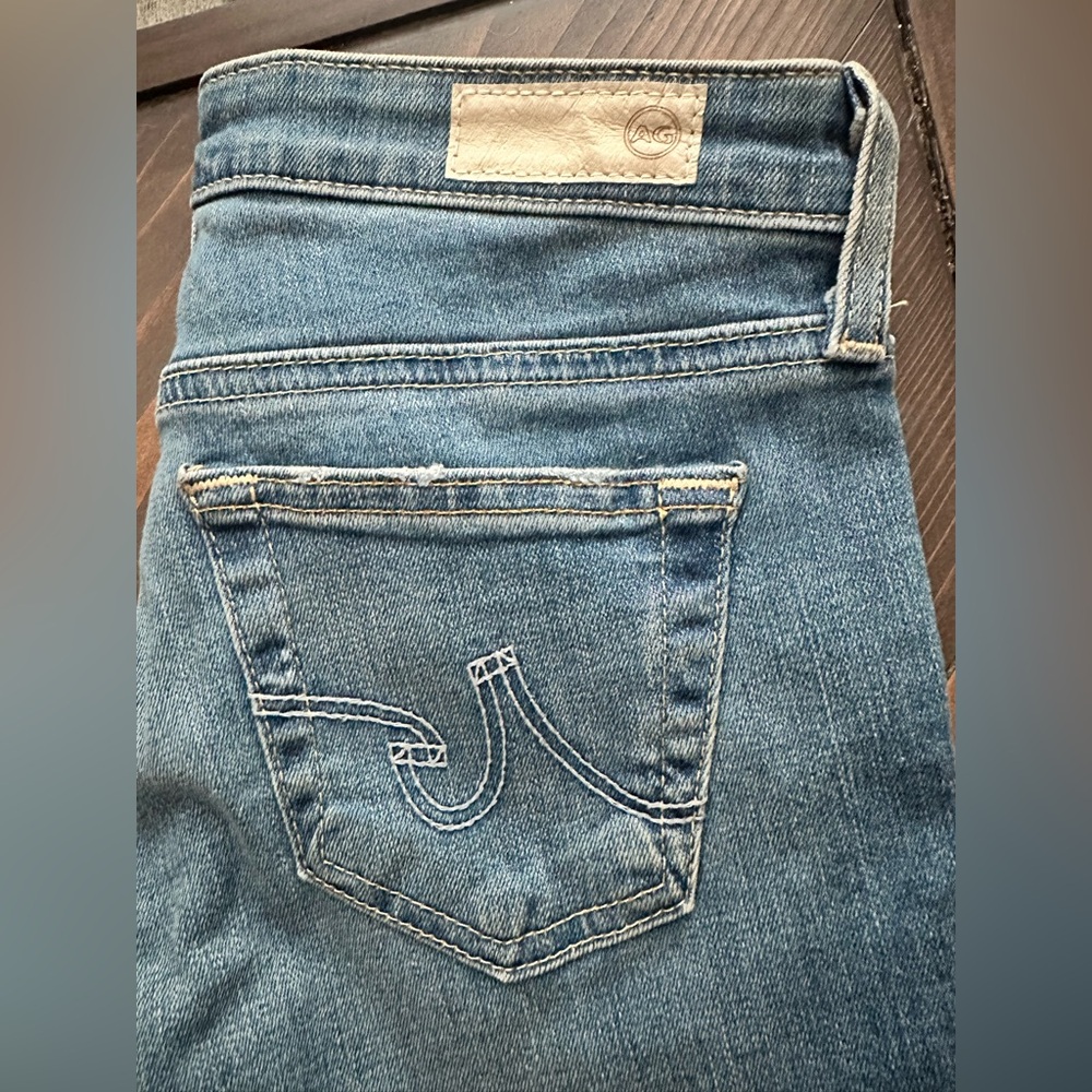 Women's AG skinny Blue Jeans
